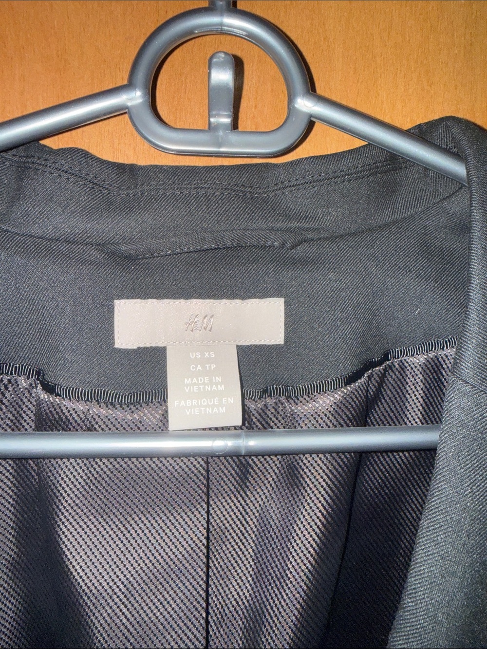 H&M Black Single-Button Women's Blazer - Picture 3 of 3